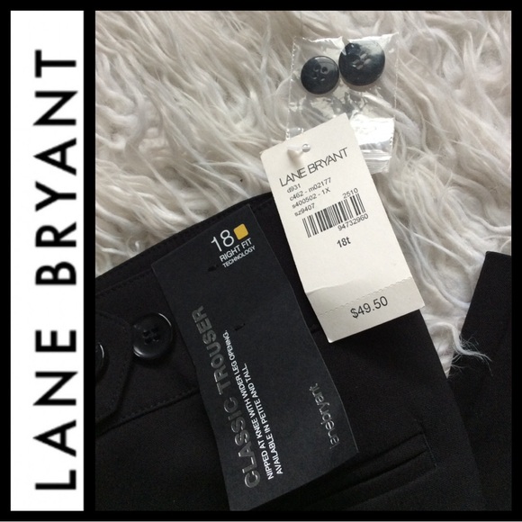 NWT Lane Bryant Right Fit Classic Trouser - Picture 5 of 5